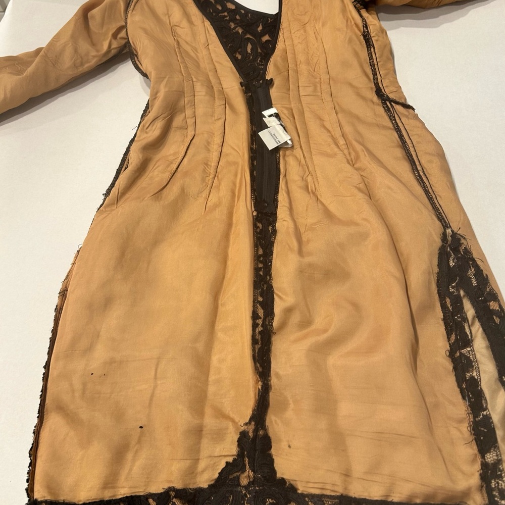 Carmen Marc Valvo Black/Nude Size 4 - Picture 14 of 16